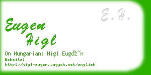 eugen higl business card